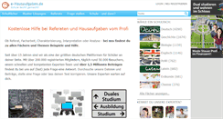 Desktop Screenshot of e-hausaufgaben.de